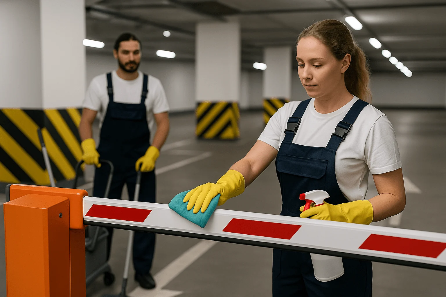 Curatarea mai multor sisteme de parcare