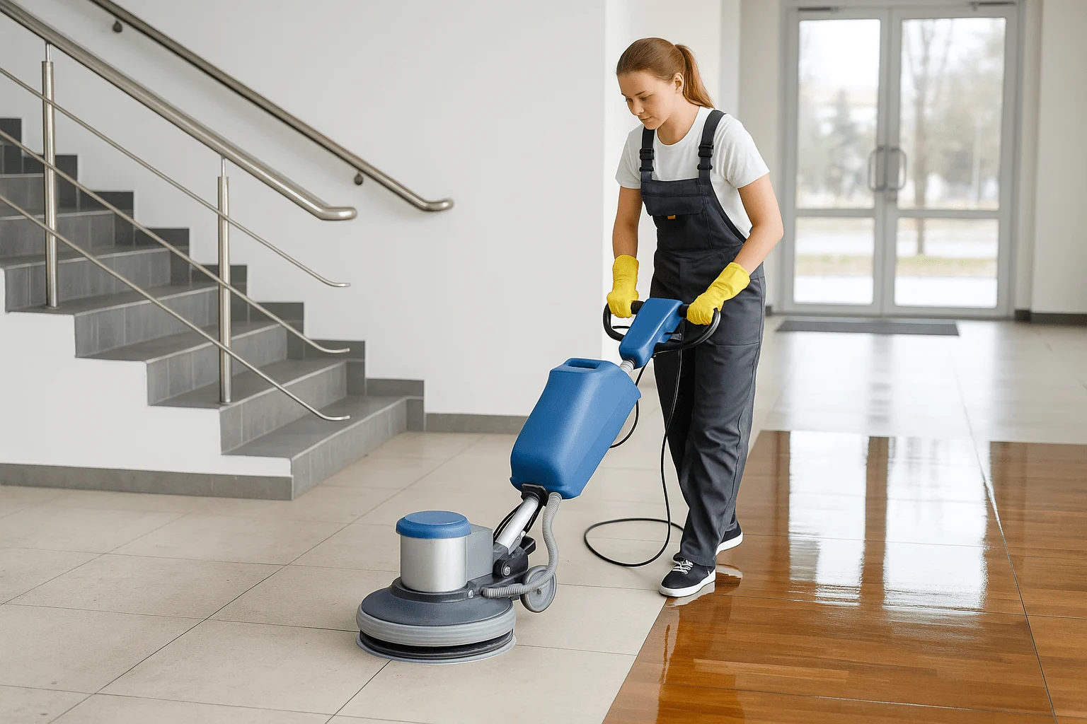 Servicii de curatenie - curatarea standard a podelei