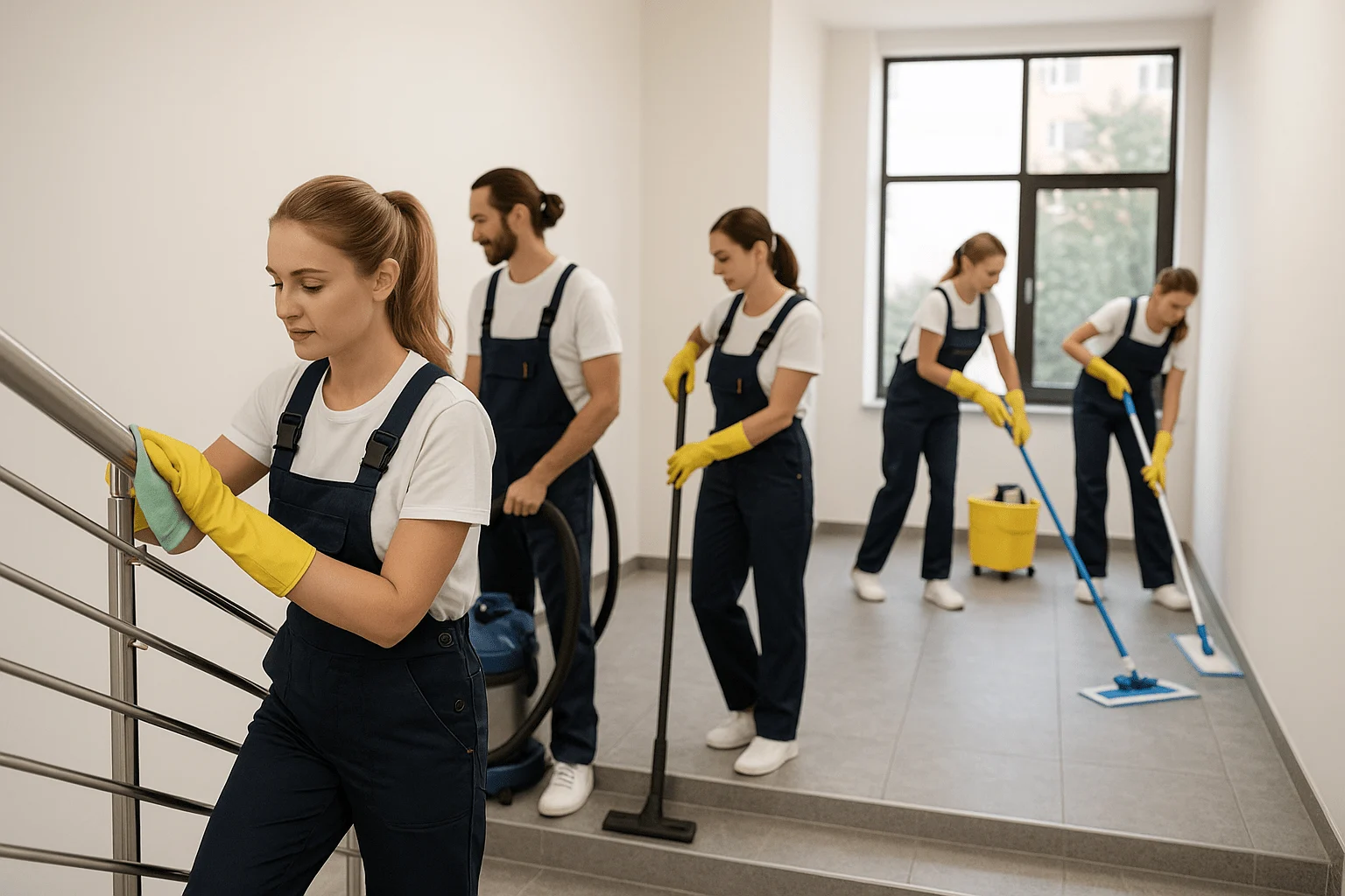 Servicii de curatenie scari de bloc