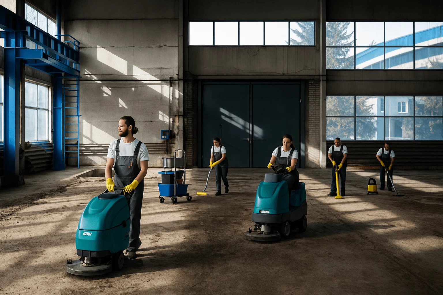 Servicii de curatenie - hale industriale